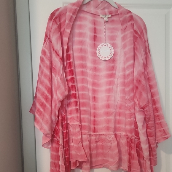 Umgee Pink Ombre Kimono - Picture 8 of 9